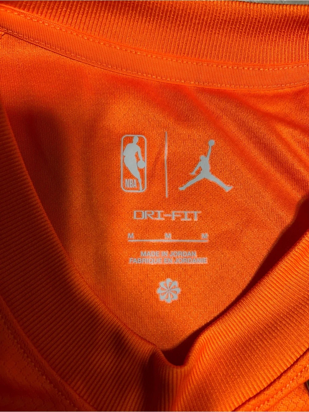 Jordan Charlotte Long Sleeve Team Shirt in Orange and Yellow